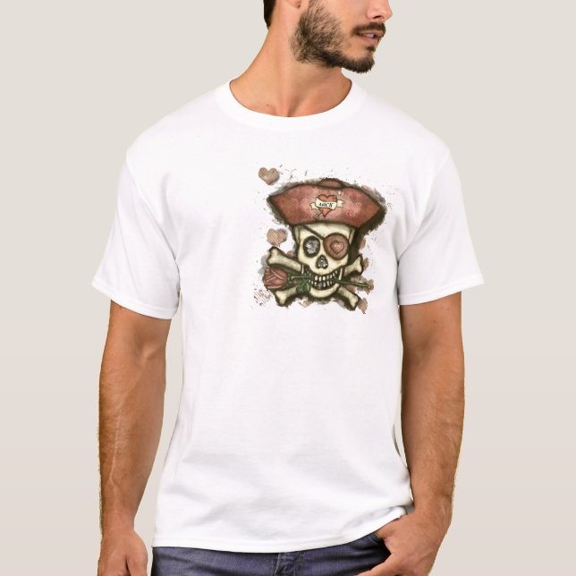T-shirt adapté du pirate des hommes (Devant)