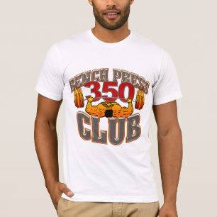 T-shirt adapté par banc à presse de 350 clubs