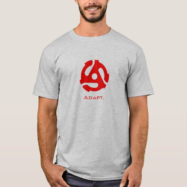 T-shirt Adaptez la pièce en t - rouge (Devant)