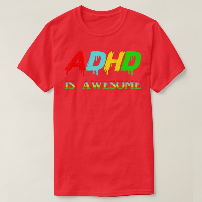 T-shirt ADD est génial 21 (Design devant)