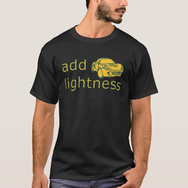 T-shirt Add Lightness Lotus Track Day Autocross (Devant)