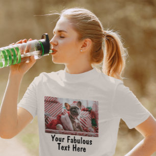 T-shirt Add Photo and Text Custom