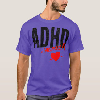 T-shirt ADDADHD Awareness Month is October SQUIRREL 5