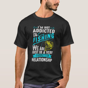 T-shirt Addicé À La Pêche - Poisson Tee Pour Les Pêcheurs