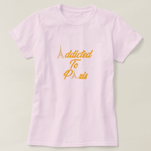 T-shirt Addicé À Paris (Design devant)