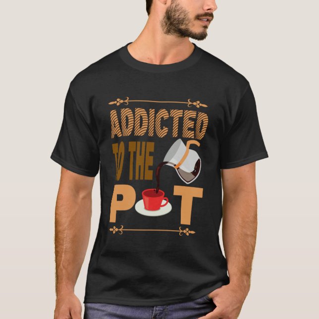T-shirt Addicé à Pod Coffee Alert Apparel Barista (Devant)