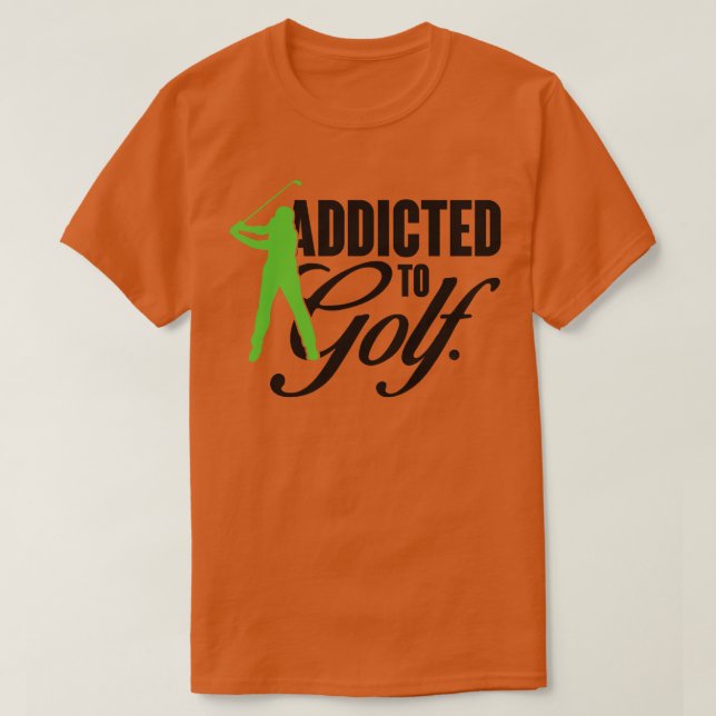 T-shirt Addicé au golf (Design devant)