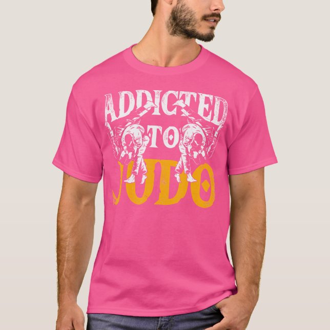 T-shirt Addicité À Judo (Devant)