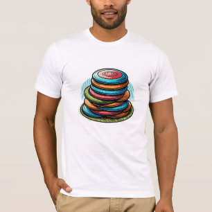 T-shirt Addicité au Disk Golf Drôle