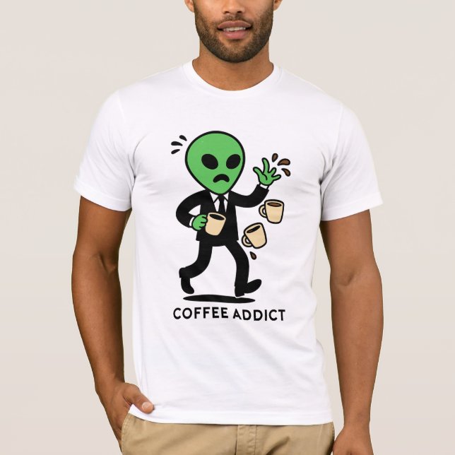 T-shirt Addict Aliens Roswell (Devant)