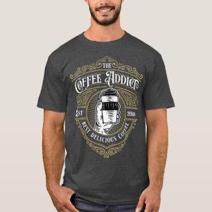 T-shirt Addict au café