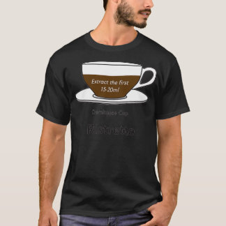 T-shirt Addict au café Ristretto aucun arrière - plan