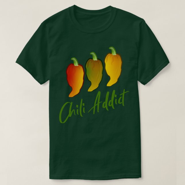 T-shirt Addict au Chili (Design devant)