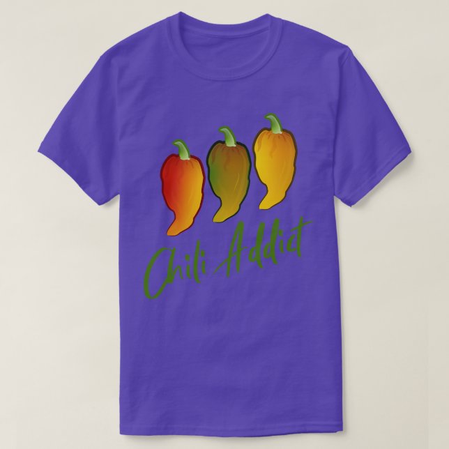 T-shirt Addict au Chili (Design devant)