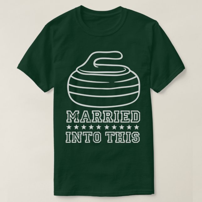 T-shirt Addict au curling (Design devant)