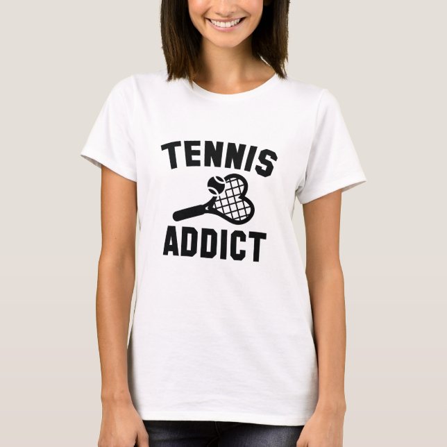 T-shirt Addict au tennis (Devant)