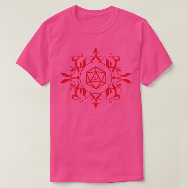 T-shirt Addict D20 Dice Critique Hit Tabletop RPG (Design devant)