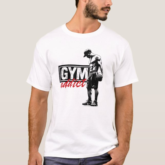T-Shirt Addict De Gym (Devant)