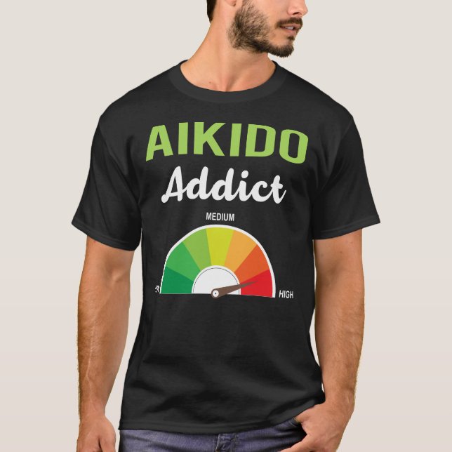 T-shirt Addiction Aikido (Devant)