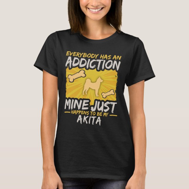 T-shirt Addiction Akita (Devant)