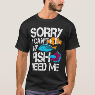 T-shirt Addiction des réservoirs d'aquariums Conservation 