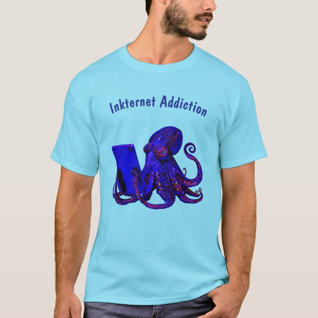 T-shirt Addiction Internet (Devant)