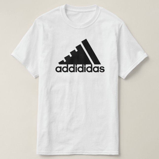 T-shirt Addididas (blanc) (Design devant)