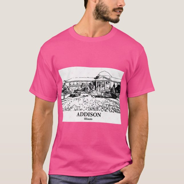 T-shirt Addison Illinois 1 (Devant)