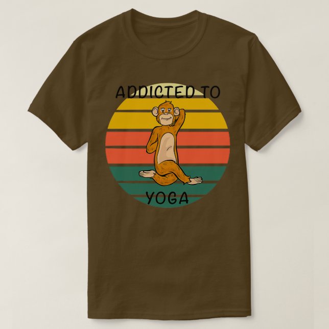 T-shirt ADDITIONNÉ À L'Exercice de la classe de méditation (Design devant)