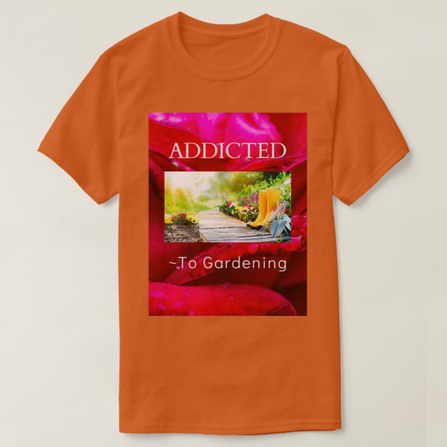 T-SHIRT ADDITIONNÉ AU JARDIN (2) (Design devant)