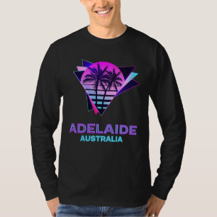 T-shirt Adélaïde Australie années 80 Palmier Rétro Vintage