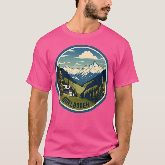 T-shirt Adelboden Suisse (Devant)