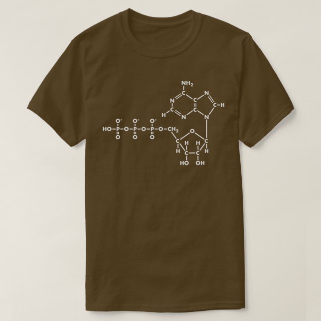 T-shirt Adenosine riphosphate AP Chimie organique (Design devant)