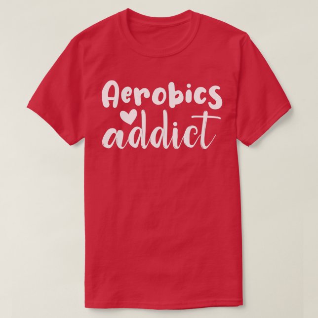 T-shirt adepte de l'aérobic cadeau mignon (Design devant)