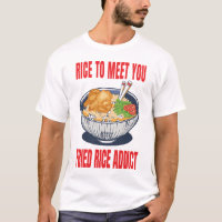 Adeptes du riz frit Hommes Blancs