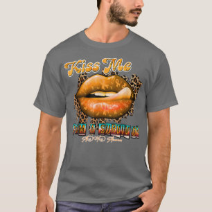 T-shirt ADHD Awareness kiss me i'm survivor orange ribbon 