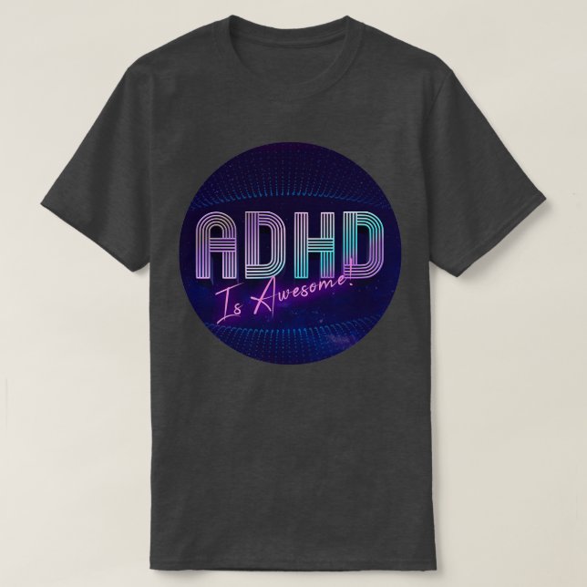 T-shirt ADHD est génial 66 (Design devant)