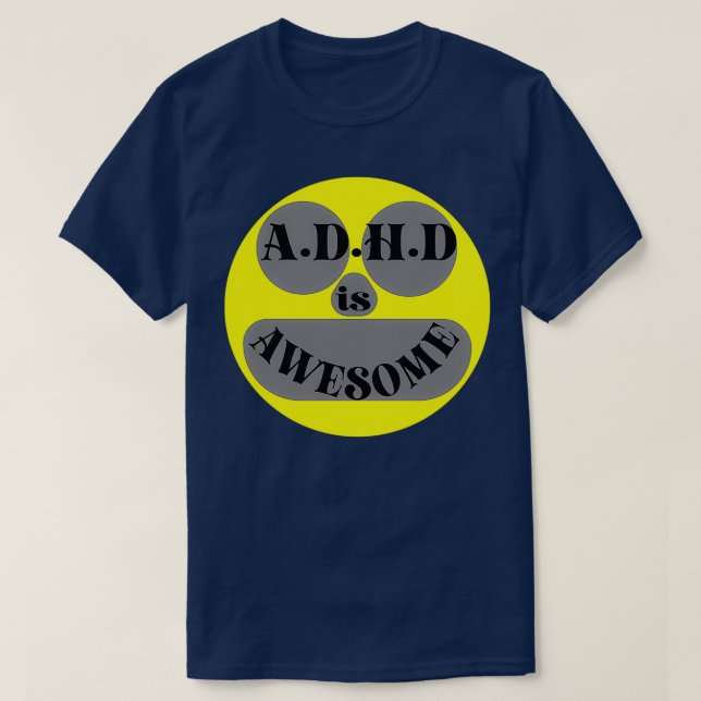 T-shirt ADHD est génial 9 (Design devant)