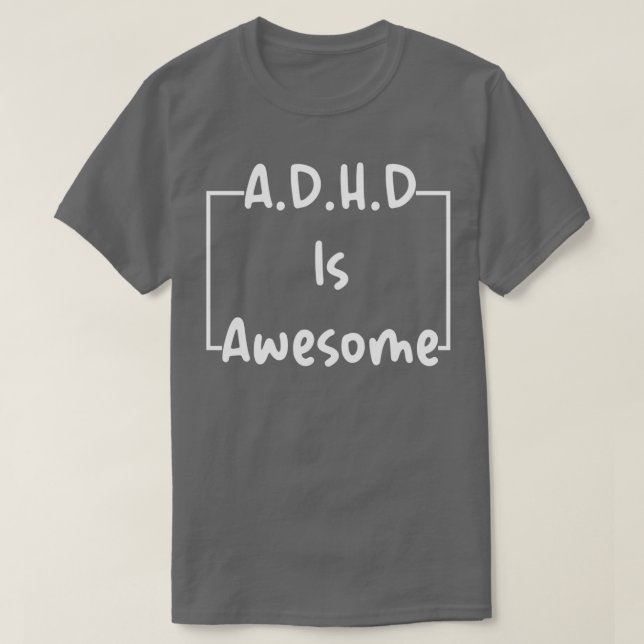 T-shirt ADHD est génial simple (Design devant)