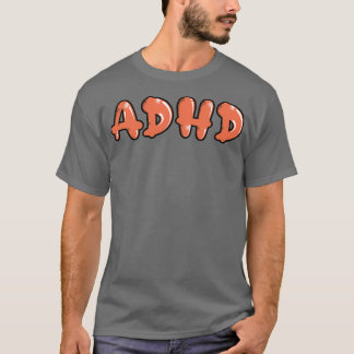 T-shirt Adhd Est Une Magnifique Bulle Graffiti Lettres