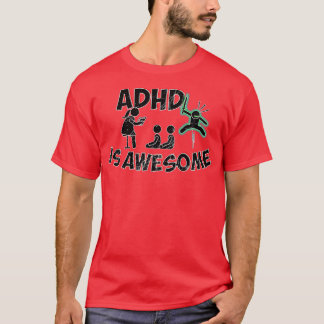 T-shirt Adhd est une saleté verte géniale