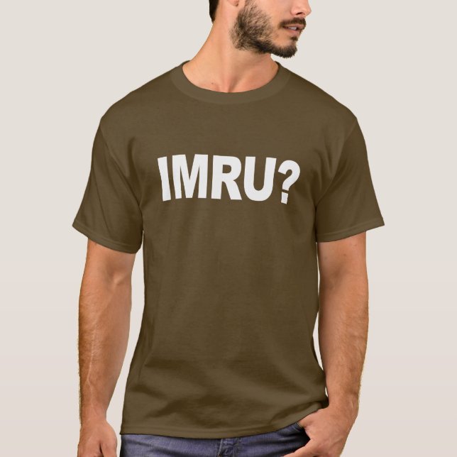 T-shirt Adhésif pour pare-chocs d'IMRU (Devant)