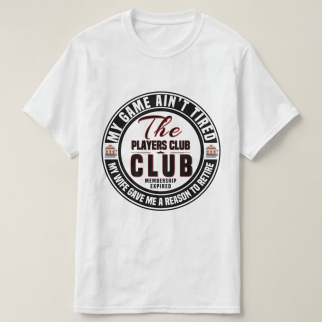 T-shirt Adhésion au club des joueurs expirée (Design devant)