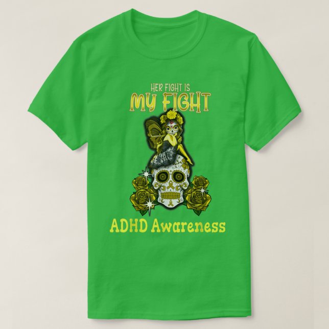 T-shirt Adhhhd Conscience Que Son Combat Est Mon Combat (Design devant)