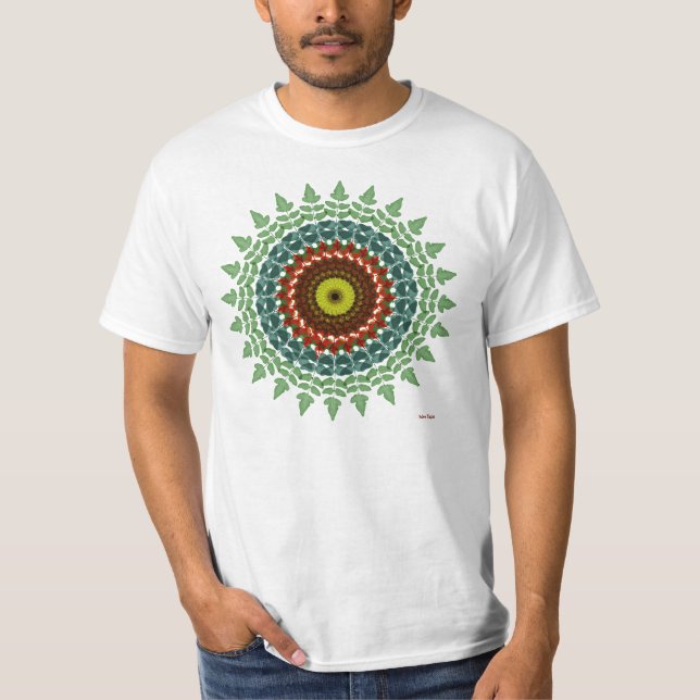 T-shirt Adiantum Mandala (Devant)