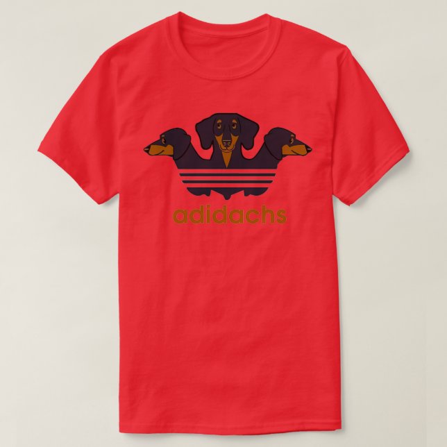 T-shirt Adidachs Daschund (Design devant)