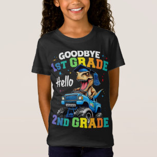 T-Shirt Adieu 1er grade T Rex Monster Truck
