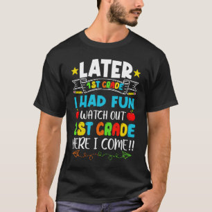 T-shirt Adieu 1ère année J'ai eu plaisir à surveiller 2e a