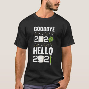 T-shirt Adieu 2020 Bonjour 2021 Nouvel An Eve Nye Cool Hol