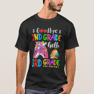 T-shirt Adieu 2E année Bonjour 3e année Enseignant de 3e a